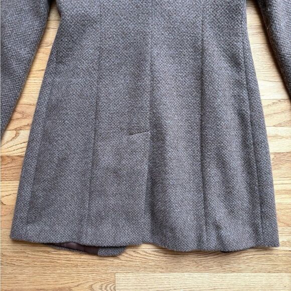 The Fisher Project Notch Collar Alpaca Wool Tweed Blazer Jacket Brown XS - Picture 11 of 13